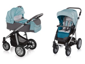 Wózek dziecięcy Baby Design DOTTY - LUPO - 2w1 sprawdzony model duże pompowane koła