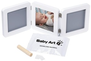 Baby Art DOUBLE PRINT FRAME - My Baby Touch 2p -- Ramka na zdjęcie z odciskiem rączki i nóżki dziecka! 