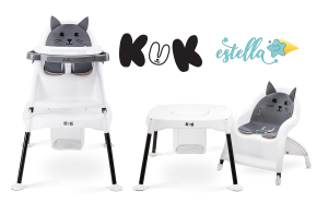 Estella Baby krzesełko Kuk 3w1 - Podręczny schowek na drobiazgi