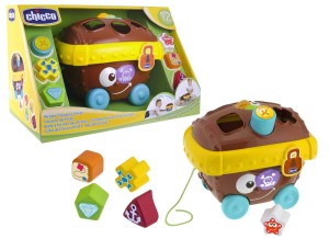 CHICCO Skrzynia pirata - sorter kształtów , klocki.