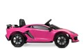 POJAZD NA AKU. LAMBORGHINI PINK