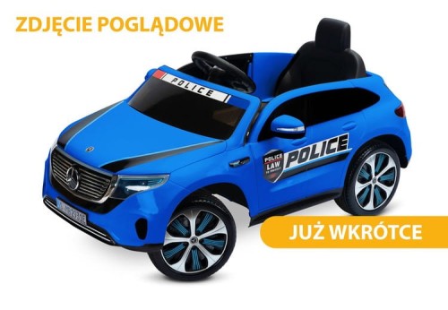 POJAZD NA AKUMULATOR MERCEDES BENZ EQC POLICJA BLUE