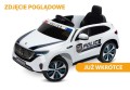 POJAZD NA AKUMULATOR MERCEDES BENZ EQC POLICJA WHITE