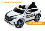 Pojazd na akumulator Mercedes Benz EQC Policja WHITE (biały)