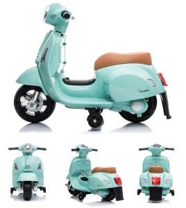Sun Baby - Jeździk Skuter na akumulator Scooter Vespa turkusowy