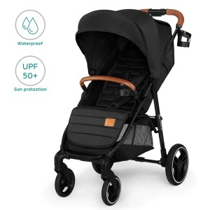 Kinderkraft wózek spacerowy GRANDE LX Black (czarny)