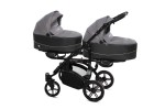 BabyActive TWINNI Wózek bliźniaczy: 2x spacerówka + 2x gondola