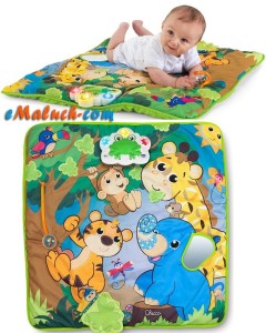 CHICCO - Mata elektroniczna, edukacyjna - JUNGLA - Światło, Dźwięk