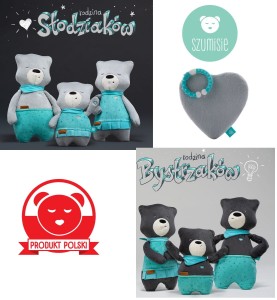 SZUMIŚ - Szumisie z rodziny Słodziaków i Bystrzaków z czujnikiem snu i funkcją non stop.