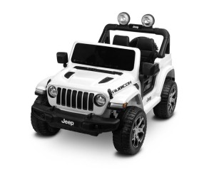 Pojazd na akumulator Terenowy Jeep Rubicon  WHITE (biały)