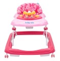 Chodzik BabyMix z silikonowymi kółkami i kierownicą - różowy 34119_ (3).jpg