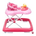Chodzik BabyMix z silikonowymi kółkami i kierownicą - różowy 34119_ (4).jpg