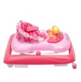 Chodzik BabyMix z silikonowymi kółkami i kierownicą - różowy 34119_ (5).jpg