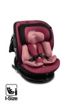 Caretero MOKKI I-SIZE fotelik samochodowy 40-150cm isofix obrotowy | DIRTY PINK