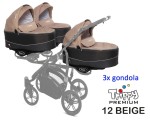 Baby Active TRIPPY  –dodatkowa gondola x3 - w kolorze Beige lub innym do wyboru