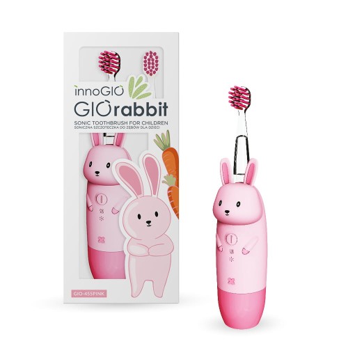 GIORABBIT SONICZNA SZCZOTECZKA DLA DZIECI PINK GIO-455PINK 6 .jpg