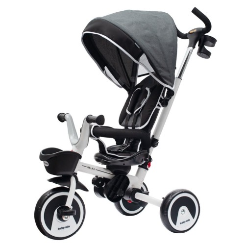 babymix RELAX 360 rowerek trojkolowy dzieciecy 5w1 - GRAY -WHITE szaro -bialy  -- 35596_0a.jpg