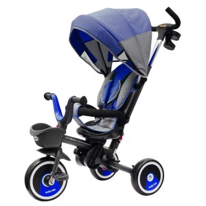 Babymix - Rowerek dziecięcy trójkołowy RELAX 5w1 360 Baby Mix - (BLUE) niebieski