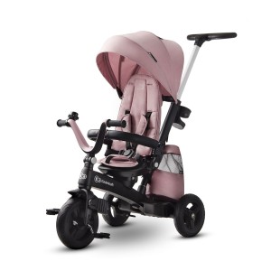 Kinderkraft EASYTWIST rowerek trójkołowy obrotowy 5w1 wózek dla dziecka - mauvelous pink