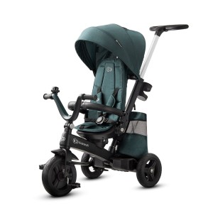 Kinderkraft EASYTWIST rowerek trójkołowy obrotowy 5w1 wózek dla dziecka -midnight green