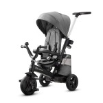 Kinderkraft EASYTWIST rowerek trójkołowy obrotowy 5w1 wózek dla dziecka - platinium grey