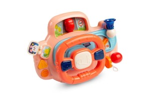 Zabawka edukacyjna - kierownica rajdowca PINK (różowy)