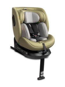 Caretero BOSCO I-SIZE fotelik samochodowy obrotowy 40-150cm isofix+noga | OLIVE