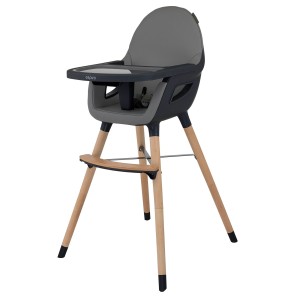 Krzesełko do karmienia 2w1 Espiro yuko TIMBER GRAPHITE (drewno z grafitem)