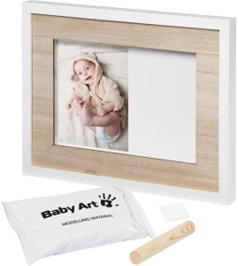 Baby Art Tiny Style Wooden LINE ramka na zdjęcie  z odciskiem rączki lub nóżki.