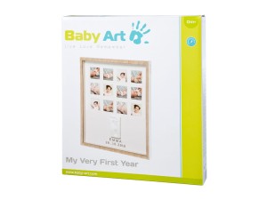 Baby Art My very first year wooden line pierwszy roczek duża ramka