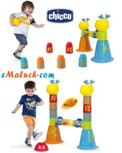 Chicco Jungle Rugby- 3w1 rozgrywanie meczu, tor przeszkód i budowanie wieży