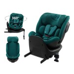 KinderKraf XRIDER 2 - fotelik samochodowy i-Size 40-150 cm fotel obrotowy 360 - GREEN