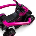 Babymix MEGA Jeździk z rączką Baby Mix, pojazd quad z pchaczem 3w1 - BLUE