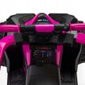 Babymix MEGA Jeździk z rączką Baby Mix, pojazd quad z pchaczem 3w1 - RED