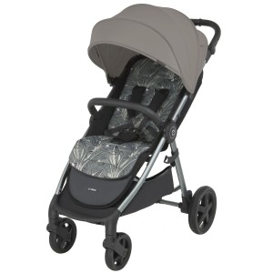 Espiro - WAVE - Wózek dziecięcy spacerowy, spacerówka składana na płasko - 317 gray melody