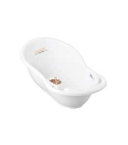 TEGA DZ-004-ODPŁYW-103-JELONEK Wanna 86 cm z odpływem DZIKI ZACHÓD - wanienka dla dziecka do kąpieli