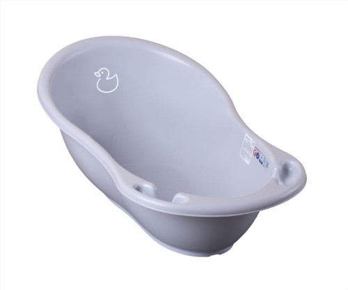 TEGA DK-004-122 Wanna dziecięca 86 cm KACZKA j.szary - wanienka kąpielowa