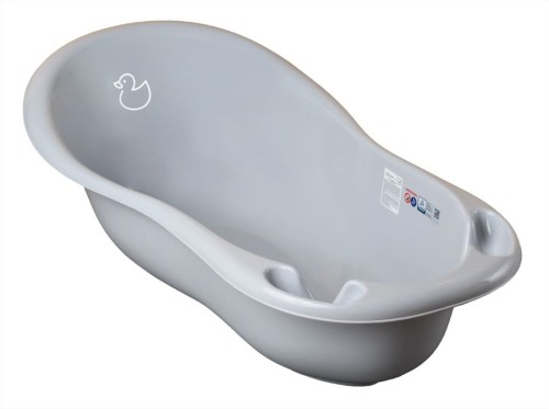 TEGA DK-005-122 Wanna dziecięca 102 cm KACZKA j.szary - wanienka kąpielowa
