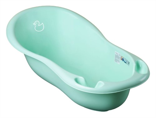 TEGA DK-005-131 Wanna dziecięca 102 cm KACZKA j.zielona - wanienka do kąpieli