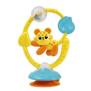 Chicco 2w1 – zabawka na krzesełko do karmienia i grzechotka 6m+.