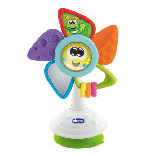 Chicco toys - Wiatraczek z przyssawką - BABY SENSE & FOCUS | will the pinwhell