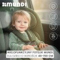 FOTELIK MUNDI I-SIZE GREEN (40-150)