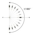 Kidwell GUARDA - bramka zabezpieczająca metalowa 74-104 cm | WHITE