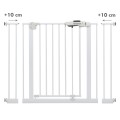 Kidwell GUARDA - bramka zabezpieczająca metalowa 74-104 cm | WHITE