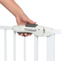 Kidwell GUARDA - bramka zabezpieczająca metalowa 74-104 cm | WHITE