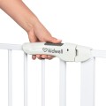 Kidwell GUARDA - bramka zabezpieczająca metalowa 74-104 cm | WHITE