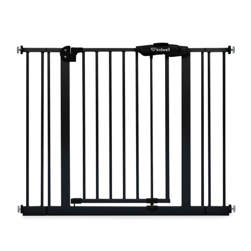 Kidwell GUARDA - bramka zabezpieczająca metalowa 74-104 cm | BLACK
