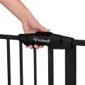 Kidwell GUARDA - bramka zabezpieczająca metalowa 74-104 cm | BLACK