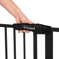 Kidwell GUARDA - bramka zabezpieczająca metalowa 74-104 cm | BLACK