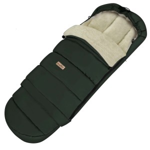Zaffiro Regulowany śpiwór iGrow Nordico - śpiworek owcza wełna basic 0-36m | BOTTLE GREEN (zielony)